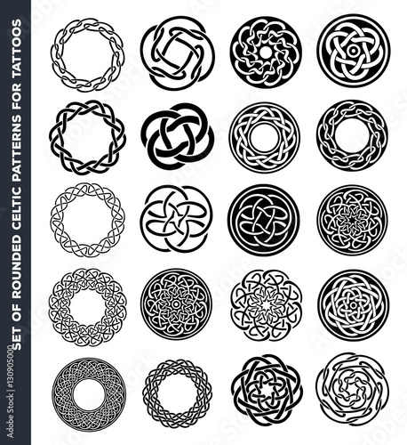 Celtic Circles And Rings For Tattoo Design