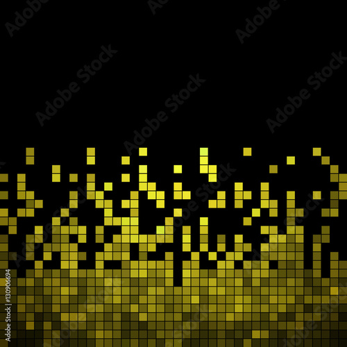 abstract vector square pixel mosaic background