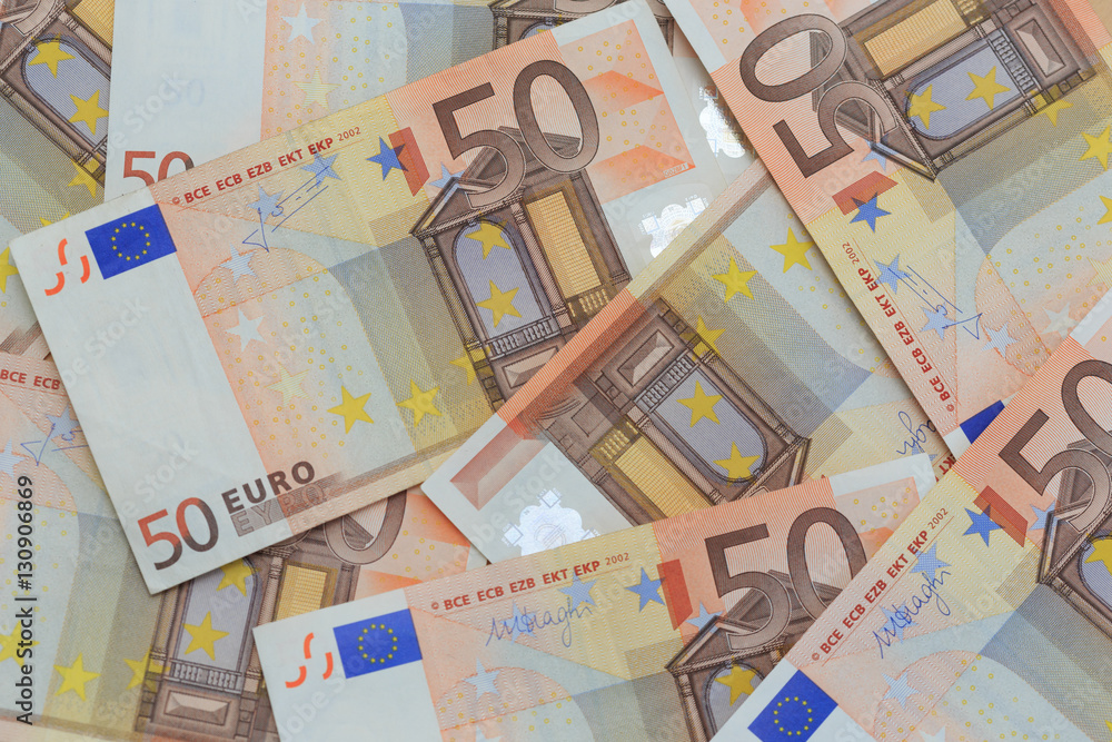 Nahaufnahme von einem Haufen Geld