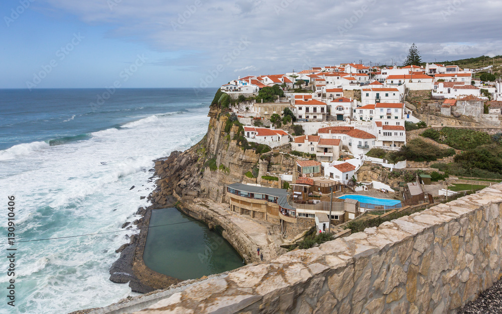 Azenhas do Mar, a beautiful coastal town in the municipality of Sintra, Portugal.