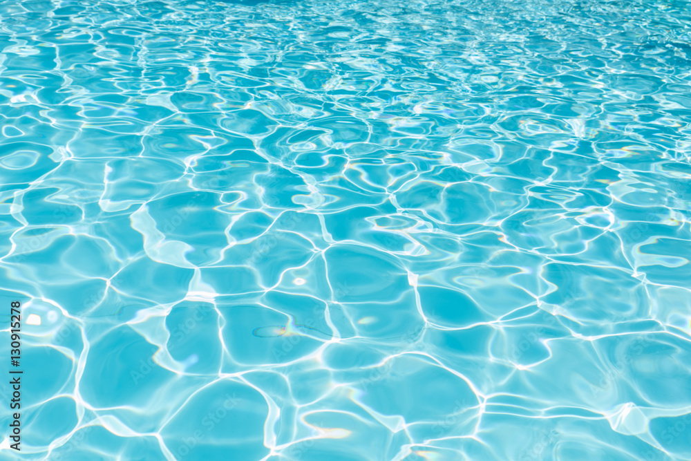 Beautiful ripple wave and water surface in swimming pool