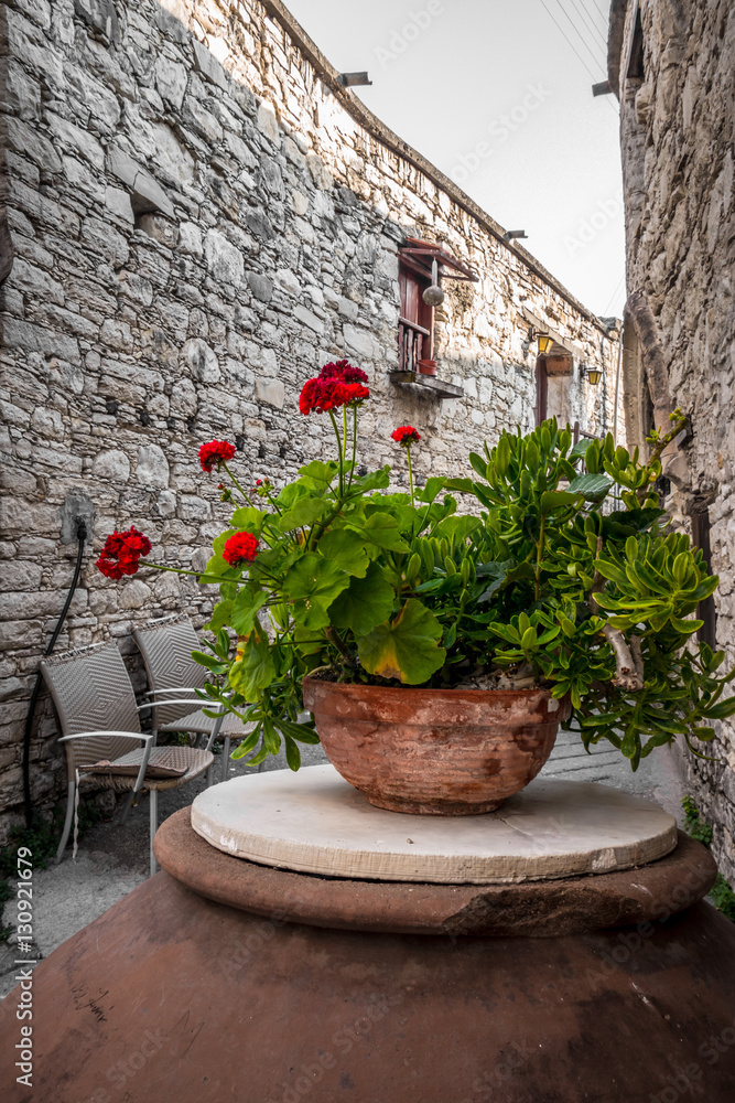 Mediterranean mountain village