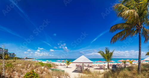 Panoramic view of Grace Bay photo