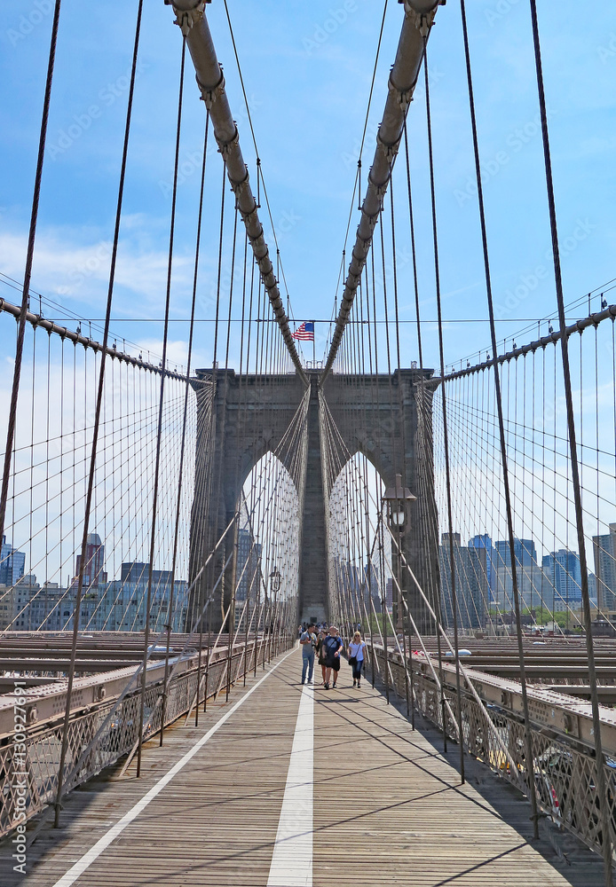 Fototapeta premium Puente de Brookly, Nowy Jork, EE.UU
