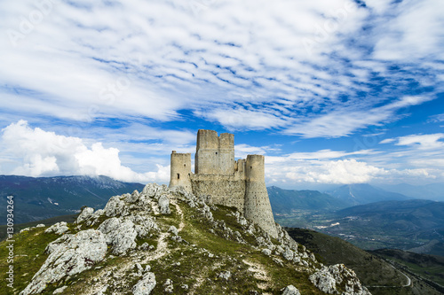 Rocca Calascio  Lady Hawk Fortress  in L Aquila  Abruzzo  Italy