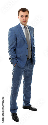 Confident handsome business...