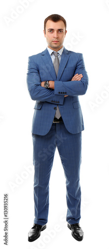 Confident handsome business...