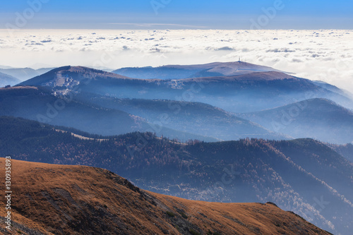 mountain landscape in winter