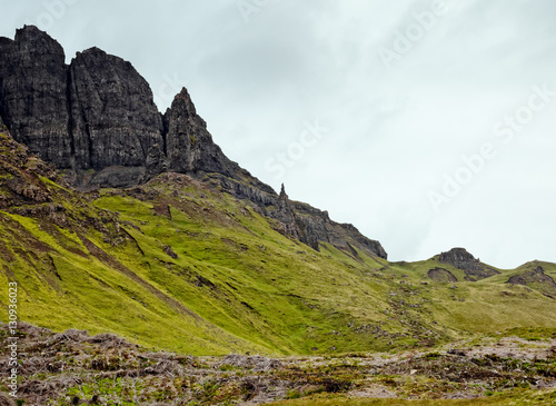 Old Man of Storr pinnacle on Skye, Scotland