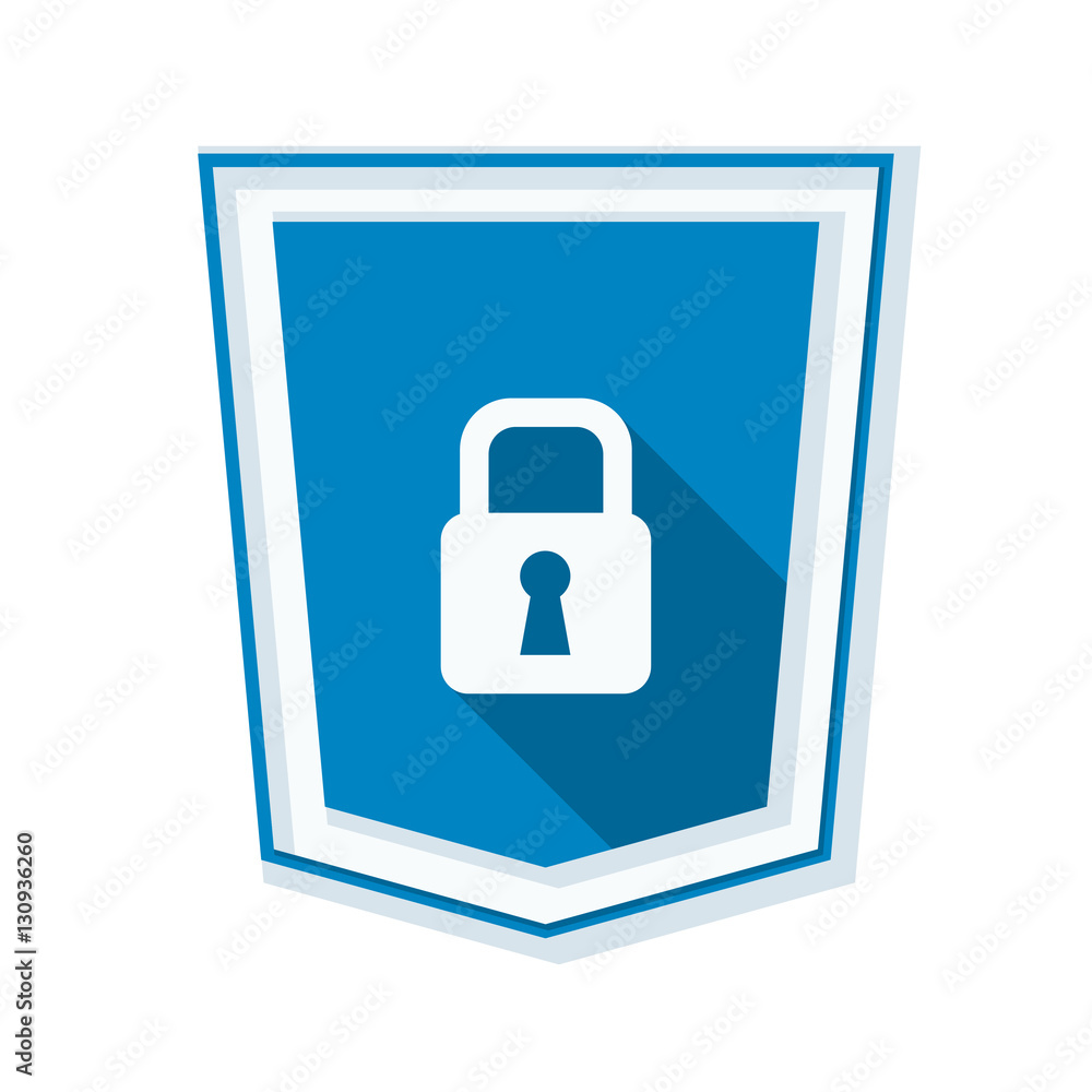 Secure Lock Shield sign Secure Lock Shield sign