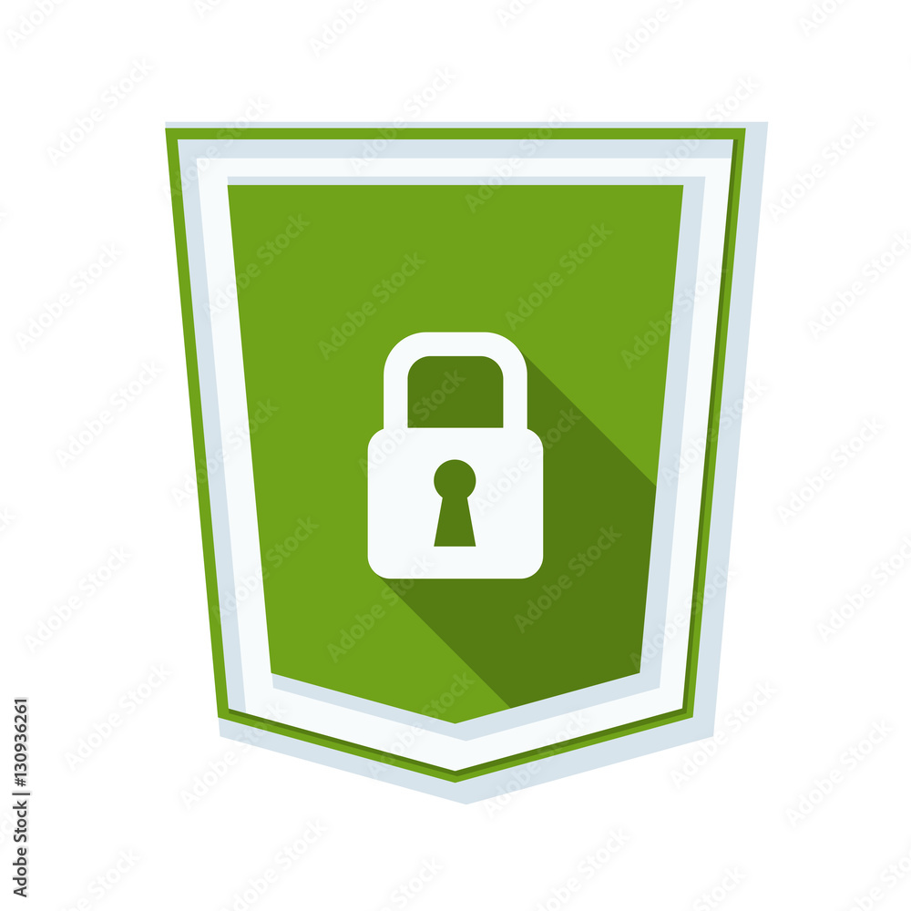 Secure Lock Shield sign Secure Lock Shield sign