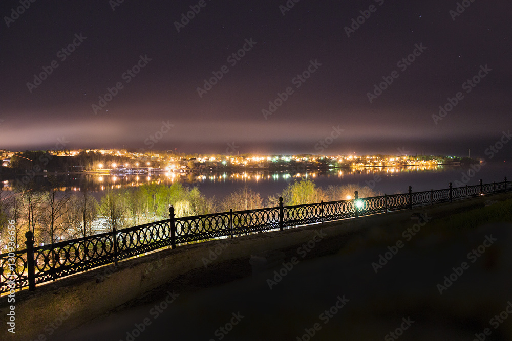 night city near river