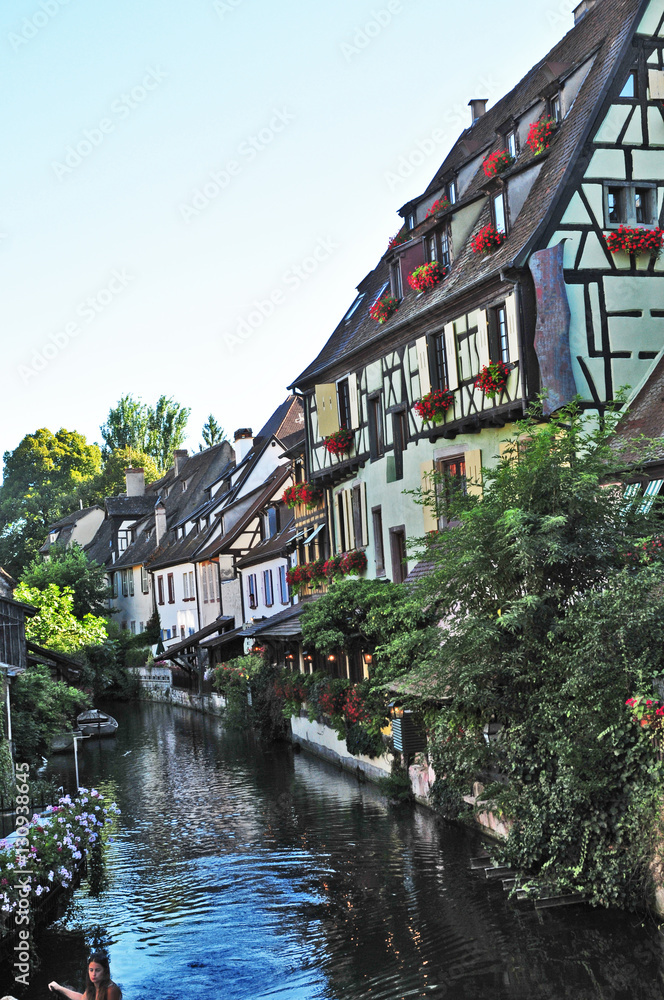 I canali di Colmar, Alsazia - Francia