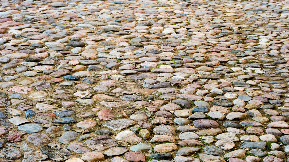 old square paved with large stones for background old square paved with large stones for background