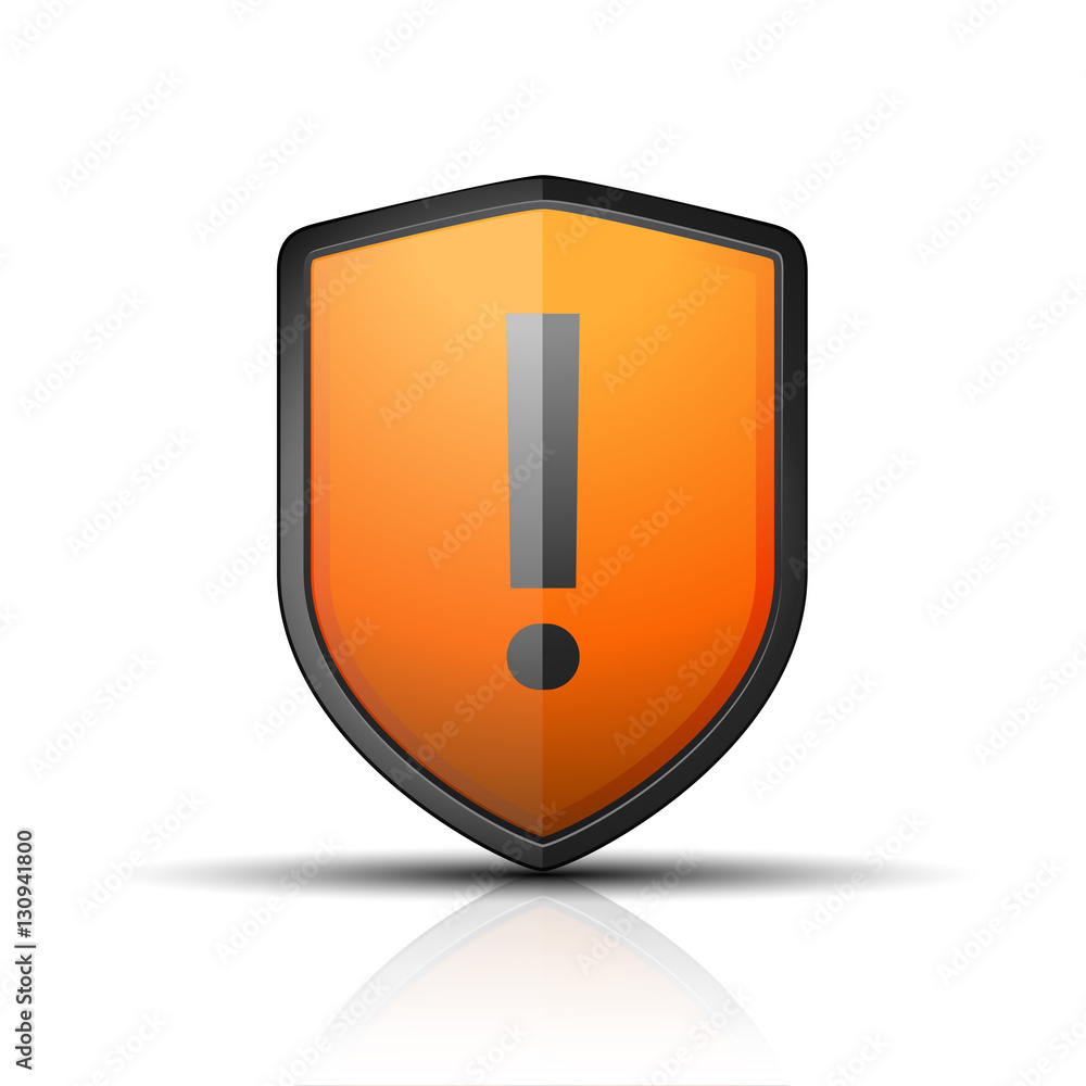 Exclamation Sign Shield Exclamation Sign Shield