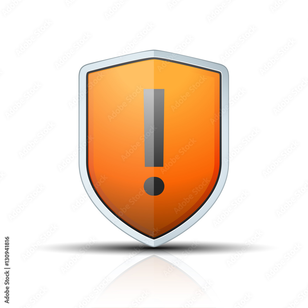 Exclamation Sign Shield Exclamation Sign Shield