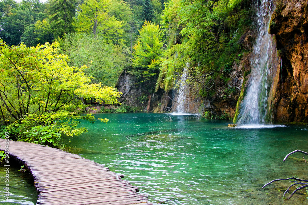 Obraz premium Plitvicer Seen, Kroatien