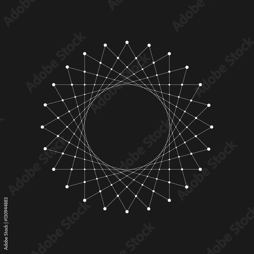 Radial structure based on sacred geometry.
