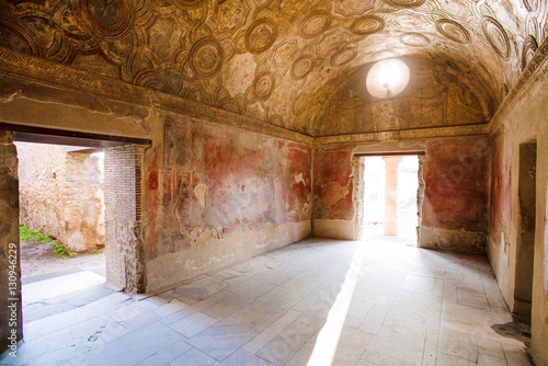 Fototapeta Pompeii, stabian bath