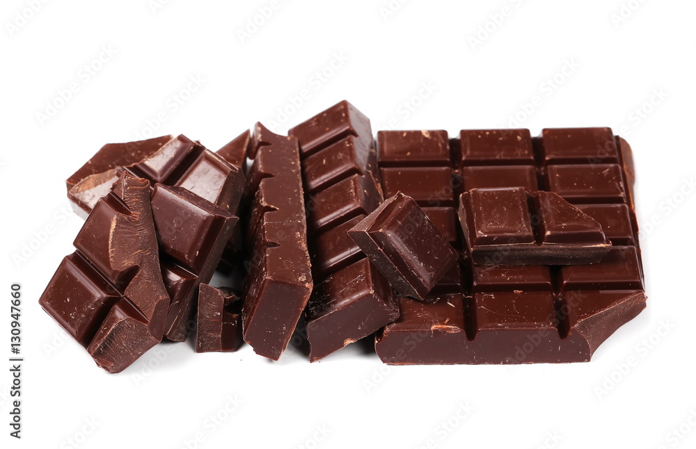 chocolate bars isolated on white background chocolate bars isolated on white background