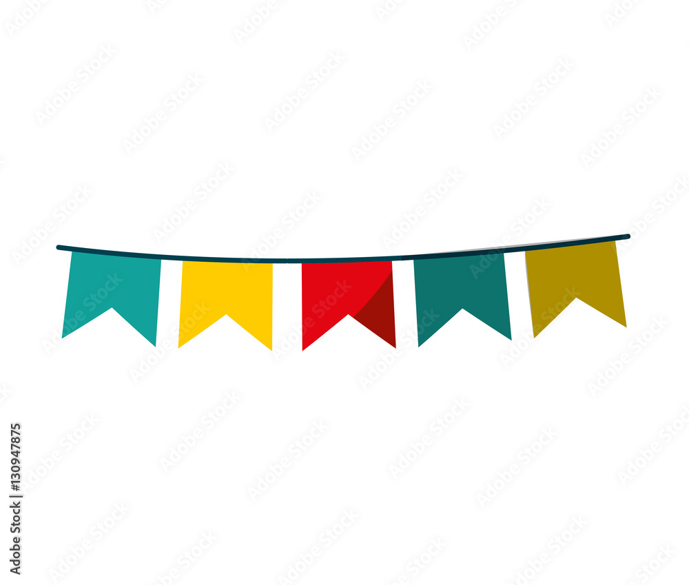 garlands circus isolated icon vector illustration design garlands circus isolated icon vector illustration design
