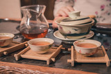tea ceremony is performed by master