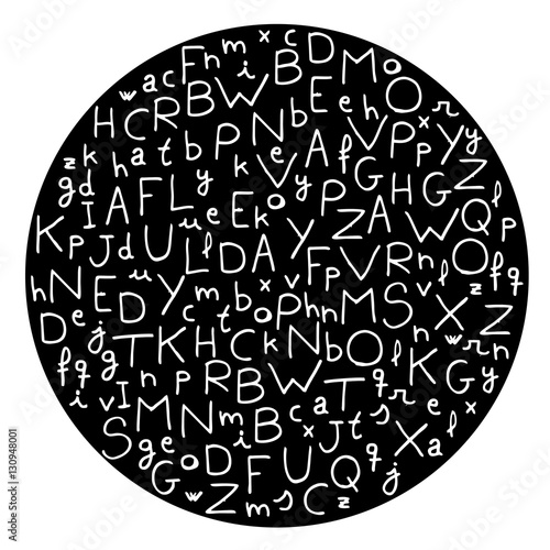 creative literature circle background