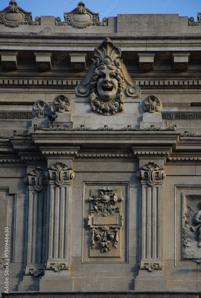 Teatro Colon, facade detail
