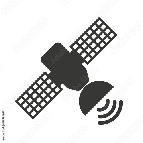 satellite space isolated icon vector illustration design