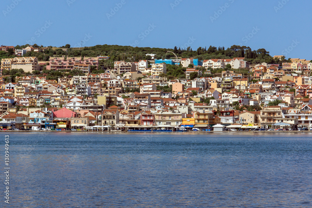 Panoramic view of Argostoli town,Kefalonia, Ionian islands, Greece