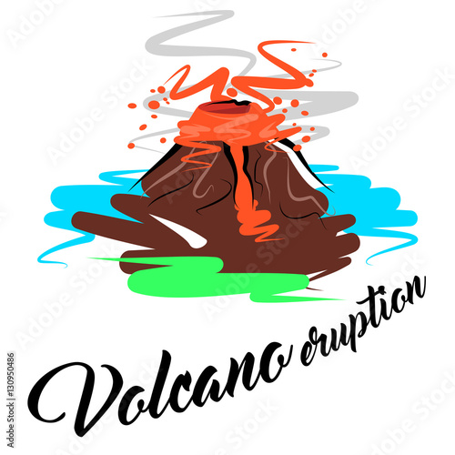 Volcano eruption