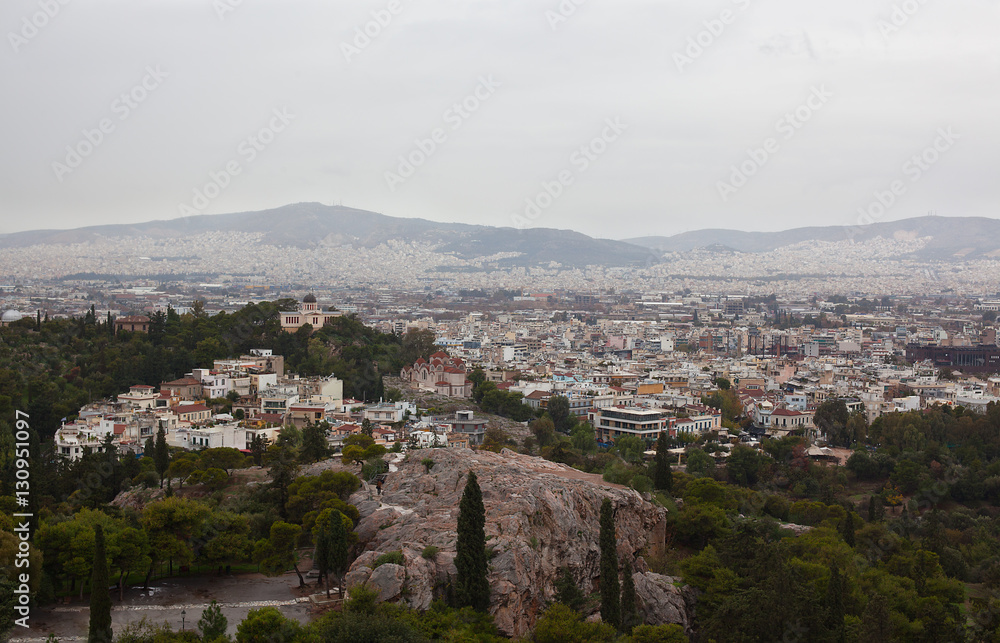 Panorama of Athens.