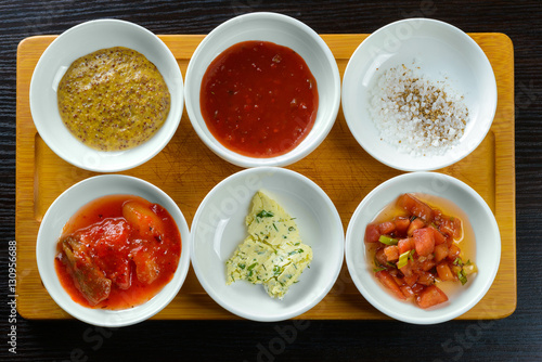 Korean sauces and condiments