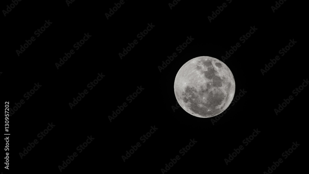 Copy space of super moon. Copy space of super moon.