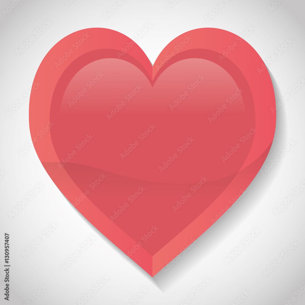 shiny texture cartoon heart love image vector illustration design 