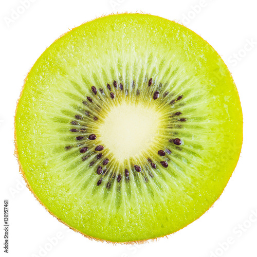 Kiwi Fruit Isolated On White Background.