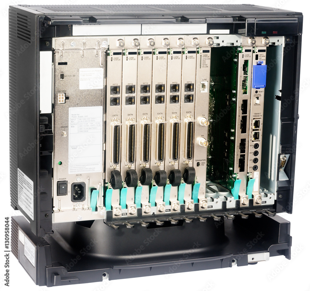 Telephone switch isometrics view Telephone switch isometrics view