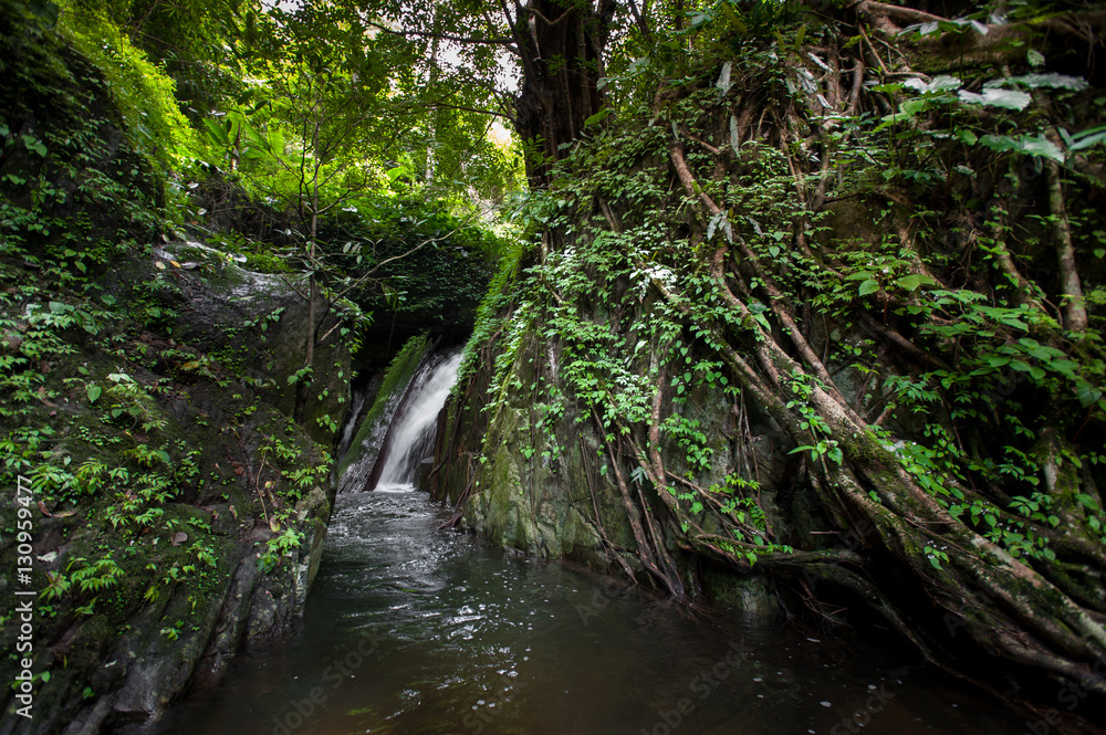 Waterfall beautiful in province asia southeast asia , Waterfall Waterfall beautiful in province asia southeast asia , Waterfall
