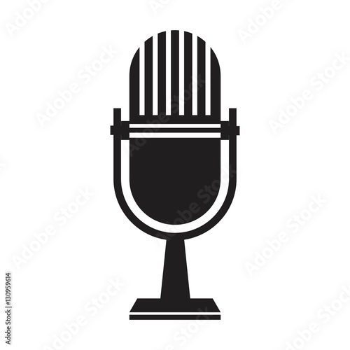 microphone transmission information live vector illustration eps 10