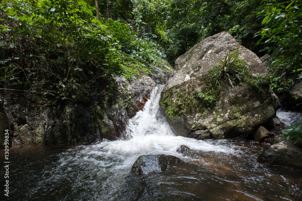 Waterfall beautiful in province asia southeast asia , Waterfall Waterfall beautiful in province asia southeast asia , Waterfall