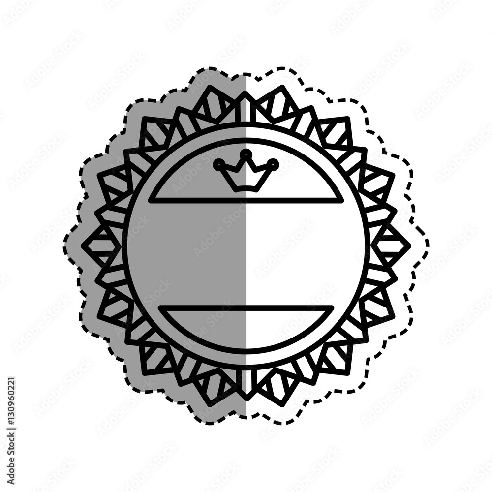 Fototapeta premium Isolated ribbon award icon vector illustration graphic design