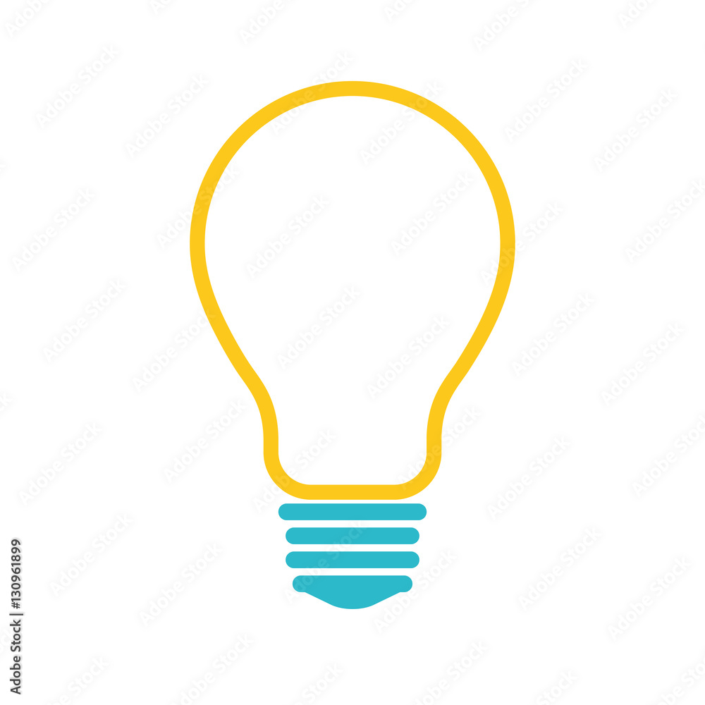 Isolated bulb light icon vector illustration graphic design Isolated bulb light icon vector illustration graphic design