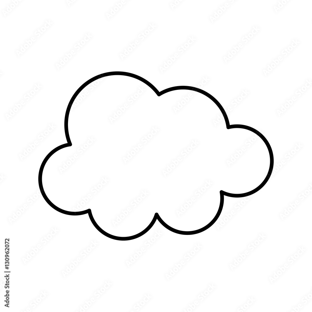 Isolated cloud symbol icon vector illustration graphic design Isolated cloud symbol icon vector illustration graphic design