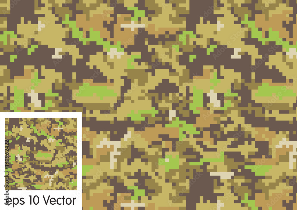 Digital Camouflage pattern vector
Digital Camouflage pattern vector