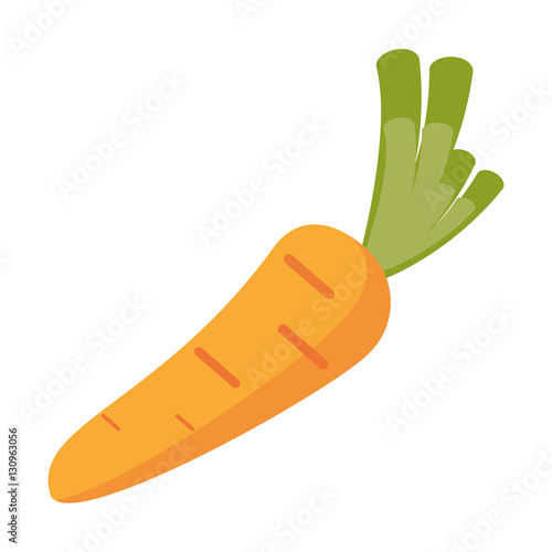 cartoon harvest carrot vegetable icon vector illustration eps 10