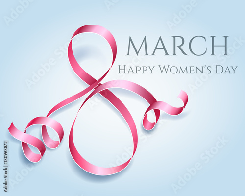 Womens day 8 march element. Woman international celebration vector template