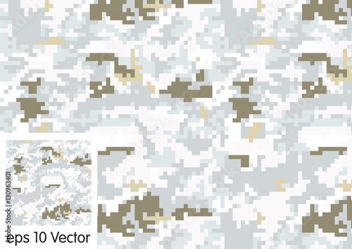 Seamless camouflage pattern vector

