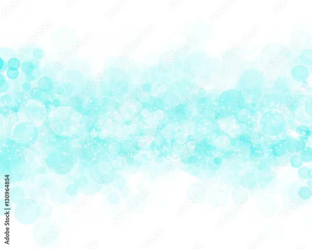 Abstract blue bokeh on white background. Abstract blue bokeh on white background.