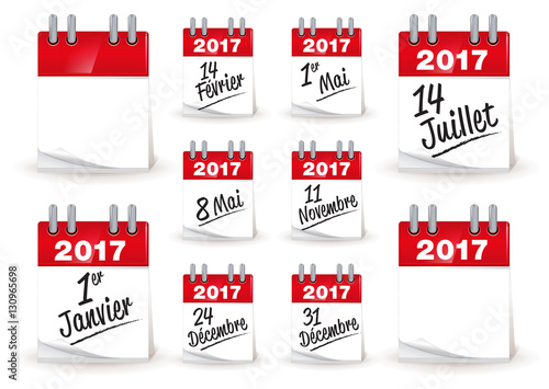 calendrier célébration année 2017