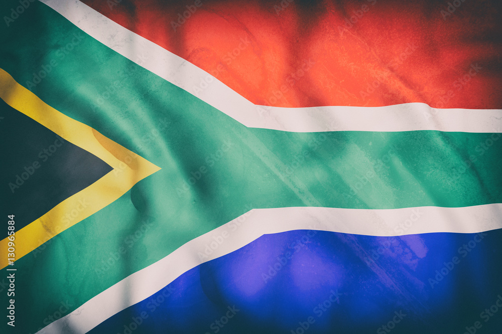 Obraz premium South Africa flag